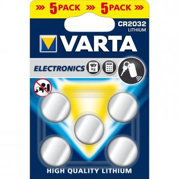 Batteria a Bottone Varta 3V 20mm 5 pack