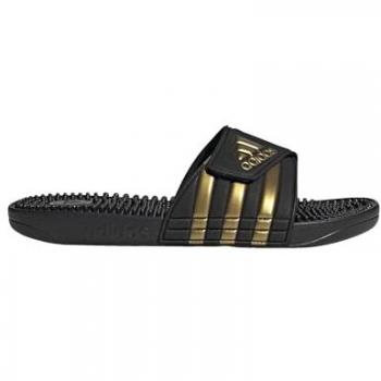 Adidas Adissage Badelatsche Schwarz Gold 51 1/3
