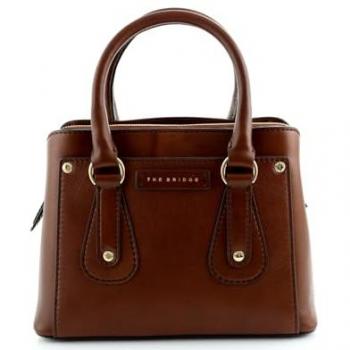 The Bridge Cecilia 26 cm Brown Handbag with Shoulder Strap