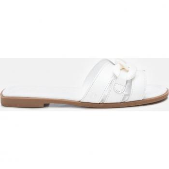 Carmela Piel Blanco 160543 – Modelo Plano