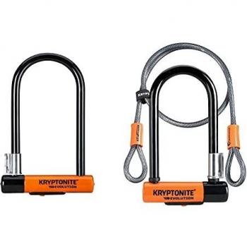 Kryptonite Bike Lock Evolution Standard with FlexFrame U Mounting Bracket