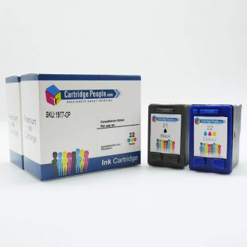 Cartridge People Replacement for HP 21/22 (C9351AE / C9352AE) Black and Colour Ink Cartridges Compatible With HP Printers