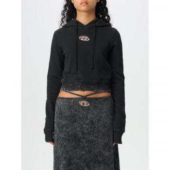 Pull à capuche noire Diesel pour femmes L