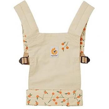 Ergobaby Porte-Bébé 360° avec Housse Réversible, Porte-Poupée Enfant Jouet en Coton et Mélange de Soie, Tissu Polyester