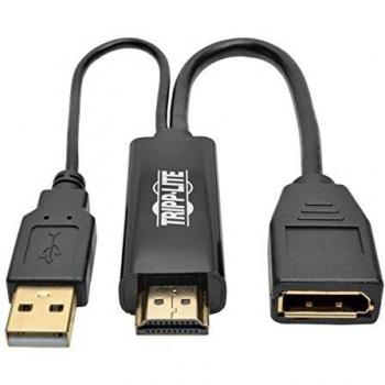 Tripp Lite HDMI to DisplayPort Active Converter 4K 30Hz