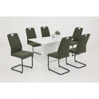 Hela Freischwinger Christina Set (Webstoff) – 1 Stück, Schwingstuhl