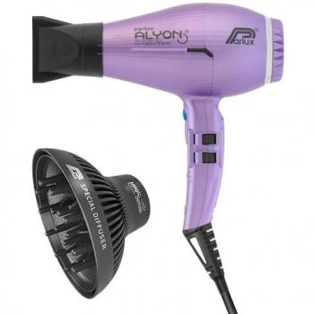 Parlux Alyon Profi-Haartrockner Lilac mit Diffuser