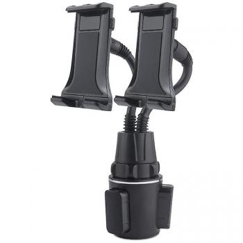Soporte ajustable en forma de copa para teléfonos y tablets, adecuado para SUVs