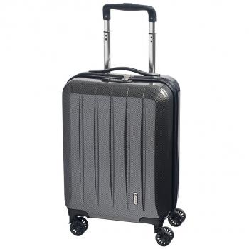 CHECK.IN London 2.0 55 cm Schwarz 4‑Rollen Trolley für Reisende