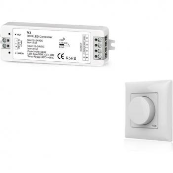 DC12-24V LED Dimmer for 1 2 3 CH Strip Light