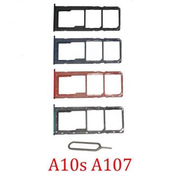 Pièce originale de plateau SIM et SD pour Samsung Galaxy A10s A107F A107M