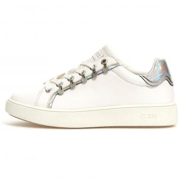 Chaussures Guess Mely femme – blanc, version recyclée