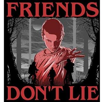 Stranger Things – Farbiges Leinwand‑Artwork, 40 × 40 cm