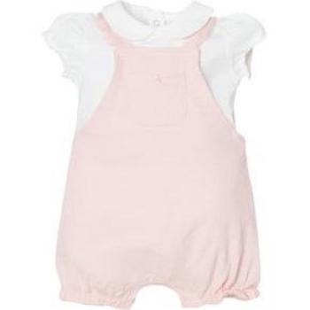 OVS Himmelrosa T-Shirt und Latzhose Kombination