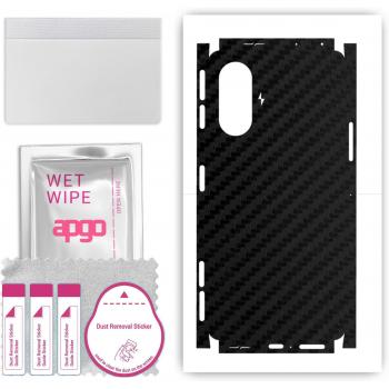 All-Sides Protective Foil for POCO F3 GT – Carbon Black