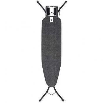 Brabantia Size A Ironing Board with Steam Iron Rest Denim Black