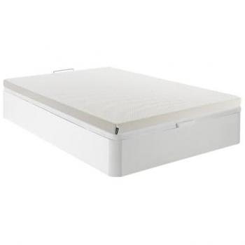 VENTE-UNIQUE Bett mit abnehmbaren Bezug und Matratze