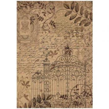 Strohseide Motivpapier Old Lace