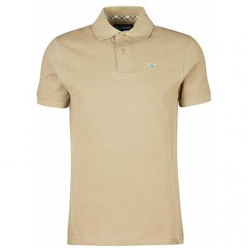 Barbour Herren Poloshirt Slim Fit Sand L