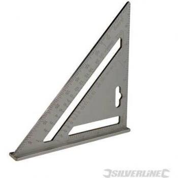 Escuadra de Aluminio Silverline 185 mm