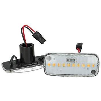 Freccia Laterale a Led Dinamica Lente Fume per Chrysler 200 300 Dodge Charger Avenger Jeep Compass