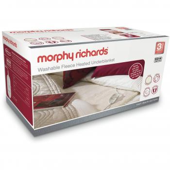 Morphy Richards Heated Underblanket 600012 Double White