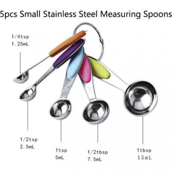 Silicone Handle Measuring Cup and Spoon Set