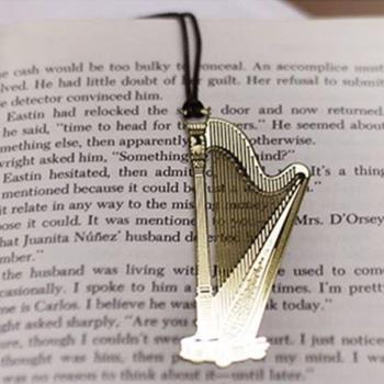 Set of 6 Vintage Music Metal Bookmarks