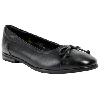 Ballerines Priya en Cuir Noir