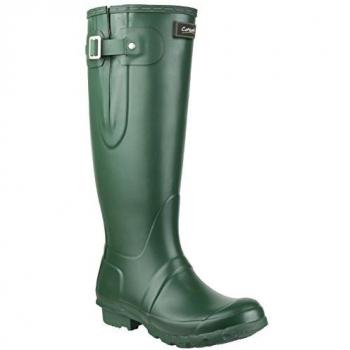 Cotswold Women's Windsor Tall Green Rubber Wellington Boots Size 11