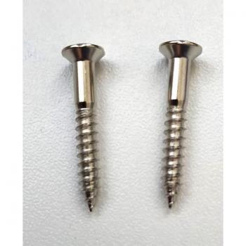 Attache en nickel 3,5 × 25 mm – fixation de cordeur Fender‑style
