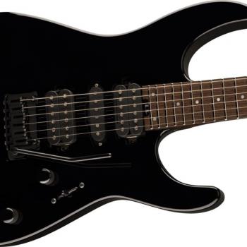 Charvel MJ DK24 HSH 2PT Mahogany Guitar, Black