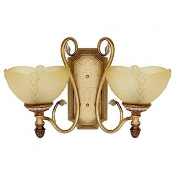 Chiaro 254023002 Double‑Arm Wrought Iron Ceiling Fixture