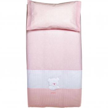 Rosa Petit Praia Matratzenschoner 100 × 150 cm