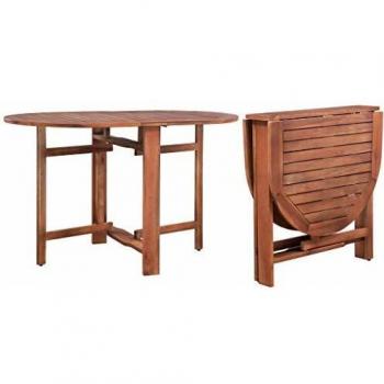 Tavolo Giardino 120x70x74 cm in Legno di Acacia