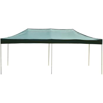 Royalcraft 3x6m Green Outdoor Shower-Proof Pop-Up Gazebo, Steel Construction