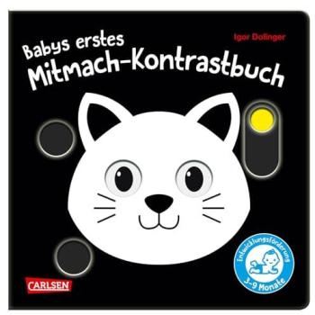 Carlsen Verlag Pappbilderbuch Babys erstes Mitmach-Kontrastbuch