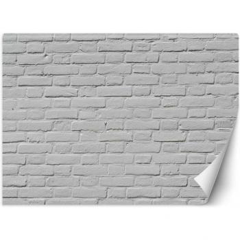 Papier peint Briques Blanches 100x70 Style Urbain