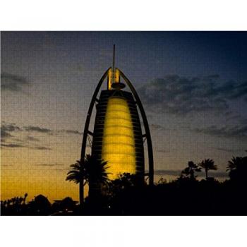 Dubai Desert City – Meutzner Dirk Foto-Puzzle, 1000 Teile, weiß