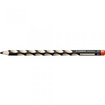 12 x STABILO Buntstift EASYcolors schwarz für Rechtshänder