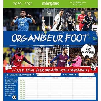 Organiseur Mémoniak Foot 2020-2021 (Calendriers Memoniak Jeunesse)