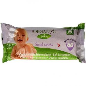 Organyc Hypoallergenic Organic Cotton Baby Wipes