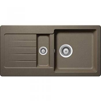 Schock Granitspüle Typos D-150 S A GAS Asphalt