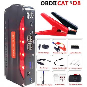 OBDIICAT-D8 Car Jump Starter with SOS Lights