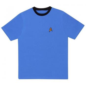Camiseta Star Trek Azul Uniforme Hombre L Zafiro
