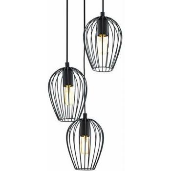 EGLO Newtown 3-Bulb Round Cluster Pendant Light