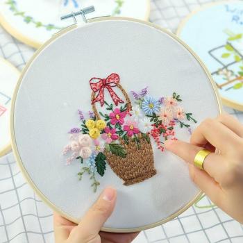 3D Floral Basket Sewing Craft Supply