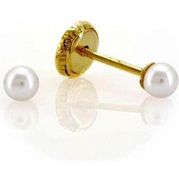 Pendientes de Perla Spherical 3 mm