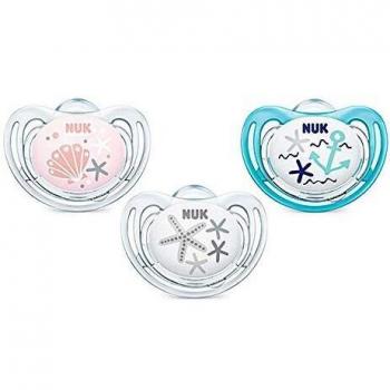 Nuk Chupeta de Silicone Praia 18-36 M 1 U
