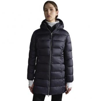 Chaqueta Napapijri Aerons Rise acolchada larga de mujer, color negro, talla M